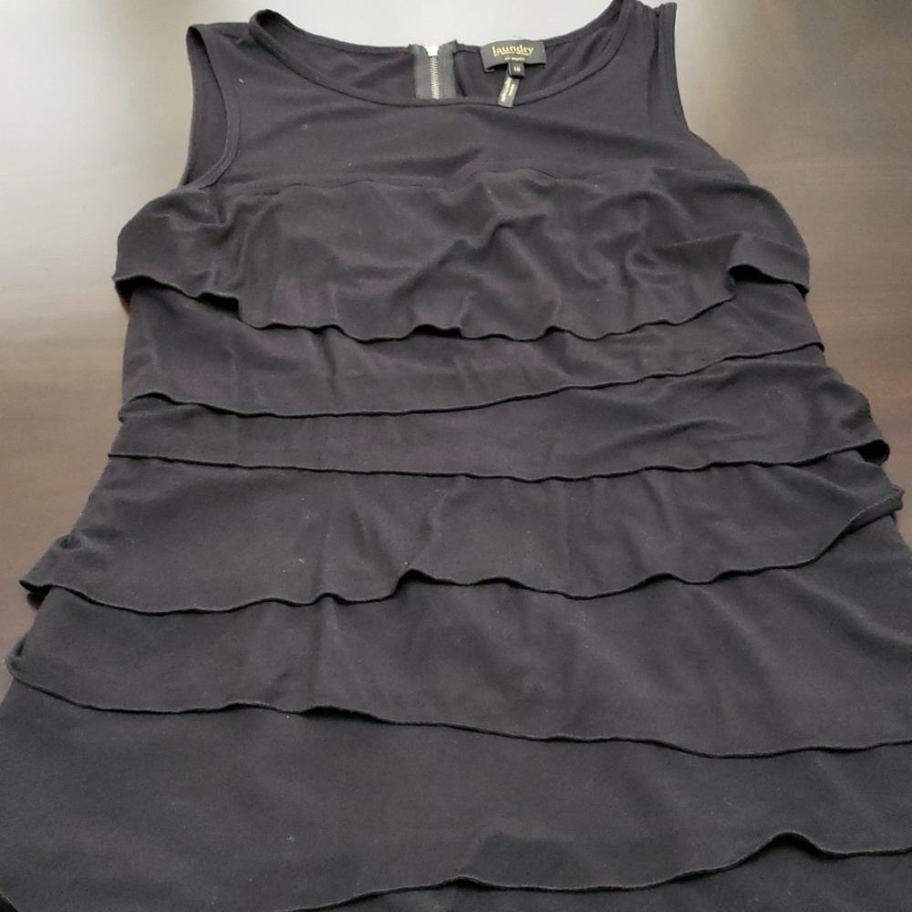 Black, cotton dress